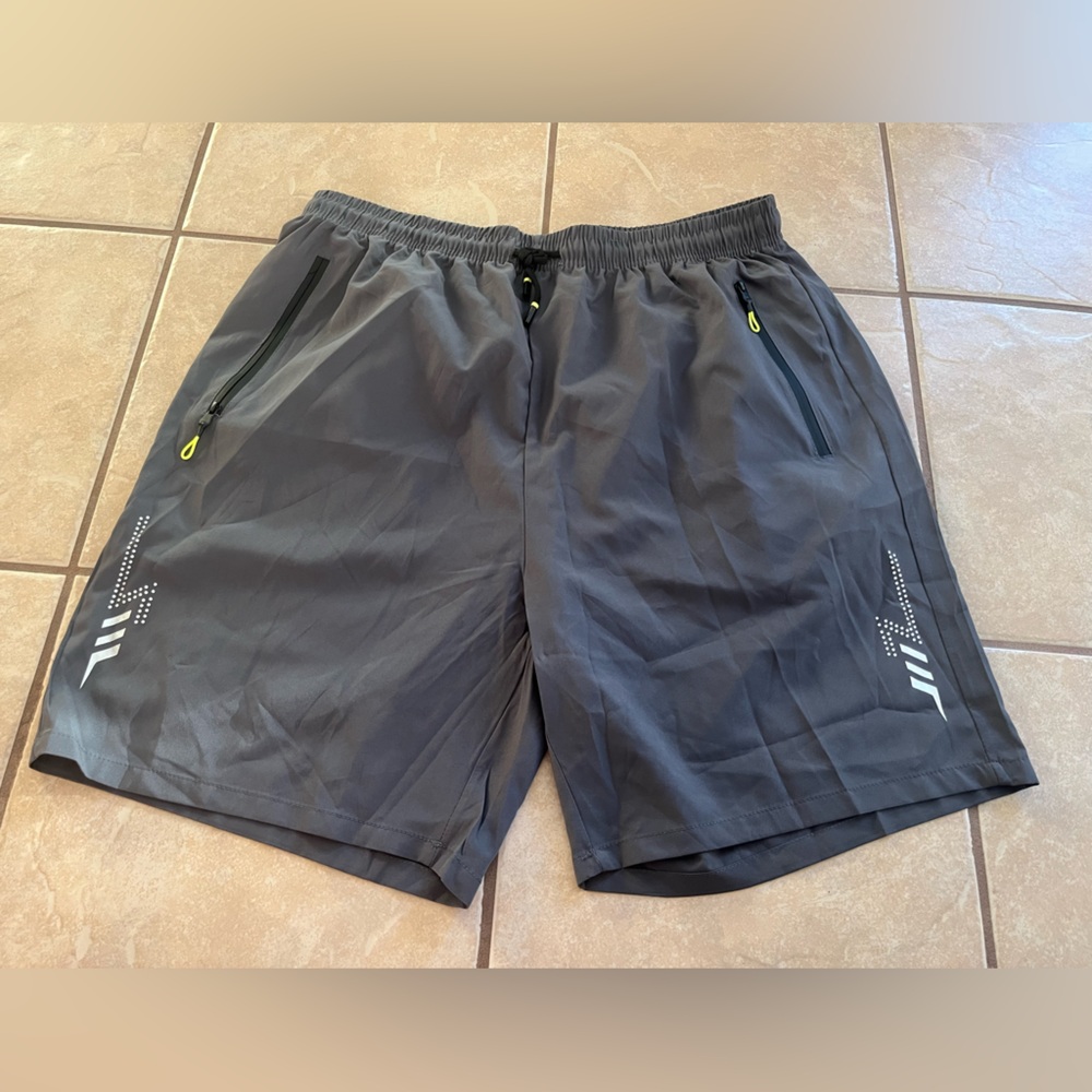 NEW gray Men's Athletic Shorts size XL.